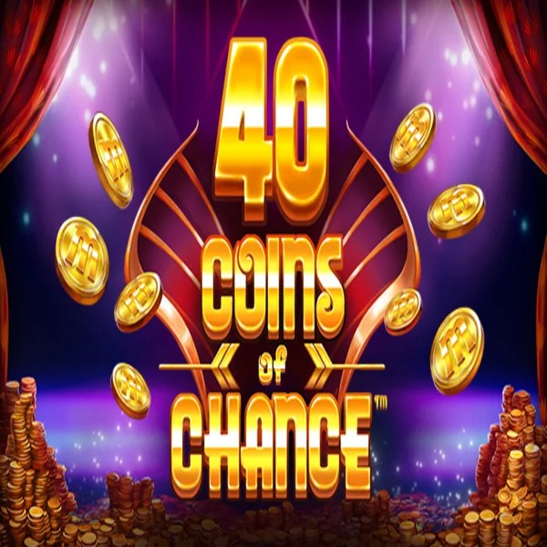 40 Coins of Chance online game logo by SYNOT Games on vulkan-vegascasino.pl