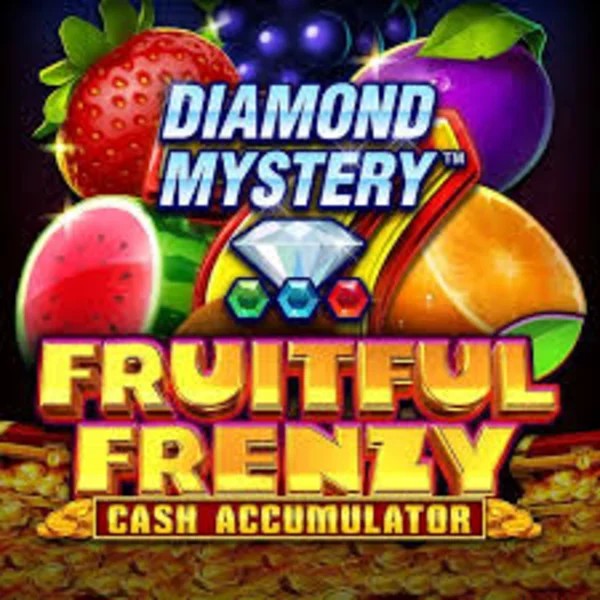 Diamond Mystery Fruitful Frenzy Cash Accumulator by Greentube, showcased at vulkan-vegascasino.pl – game logo