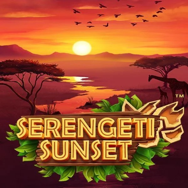 Serengeti Sunset by Skywind Group, showcased at vulkan-vegascasino.pl – game logo